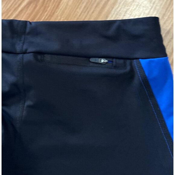 Adidas Response Capri Leggings Womens  ClimaLite  Black & Blue Size M Athletic - Picture 6 of 7